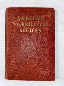 Vintage Gordons Cocktail & Food Recipes by Jerry Gordon Cookbook 1934 First Ed - Picture 1 of 18