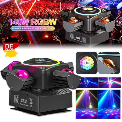 YOKEN BAR COLOURFUL STAGE LIGHT U'King 140 W LED RGBW raggio laser raggio testa mobile DMX512 BEE-EYE luce di scena DJ