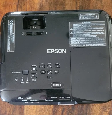 Epson EX9200 LCD Projector (Model H722A) - Excellent Condition - Image 1 of 4