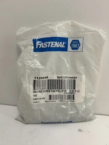 Fastenal 1129049 Phillips Pan Head Machine Screw 10-32 x 1/2"" (Quantity: 100) - Picture 1 of 2