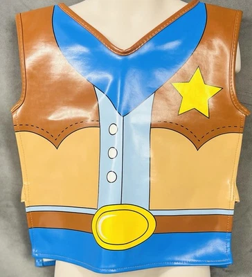 Conjunto de disfraz de vaquero, chaleco y sombrero para niños Foto 1 de 4
