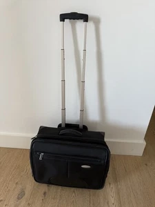 Samsonite Wheeled Business Laptop Case Travel Bag Carry On Luggage Black - Picture 1 of 10