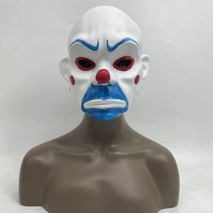Batman The Dark Knight Joker Clown Cosplay Bank Robber Resin Mask Clownish Prop - Picture 1 of 18