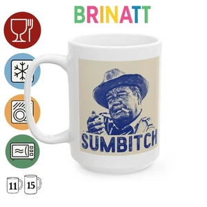 Keramiktasse - Sumbitch - Sheriff Buford T. Justice - Geschenk lustig Tasse Kaffee - Bild 1 von 9
