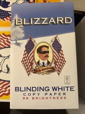 W.B. Mason Premium Copy Paper - 98 Letter-Size - 20 lb. 500 Sheets- 8 1/2 X 11 - Image 1 of 2