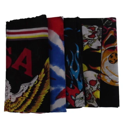 Adler, Schädel, TieDye, Bandana Kopfbedeckung/Haarband Schal Hals Handgelenk Halstuchkopf UK