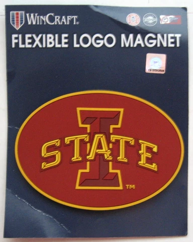 Iowa State Magnet Wincraft Cyclones College Football Flexible Logo New Cover