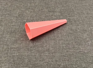 Schultütenspitze XL Spitzenschutz für Schultüten 6 eckig Rosa glänzend - Bild 1 von 5