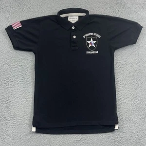 Paratrooper Inc Camicia Uomo Media Nera 29° Divisione Fanteria Polo Manica Corta - Foto 1 di 8