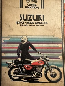 * CLYMER Publications - SUZUKI 125-500cc - 1964-74 - SERVICE REPAIR Manual - Bild 1 von 10