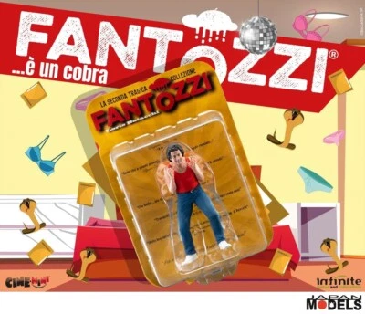 Andrea Roncato LORIS BATACCHI è un cobra Fantozzi Cinemini Infinite Statue 10 cm - Immagine 1 di 4