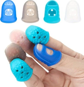 24 Pieces Rubber Fingers Tips Guard with 24 Piece Assortment, Classic Colors - Picture 1 of 6