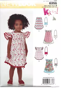 New Look Kids! Pattern #6358-Child's Summer Dress Sz 3-8 - Imagen 1 de 1