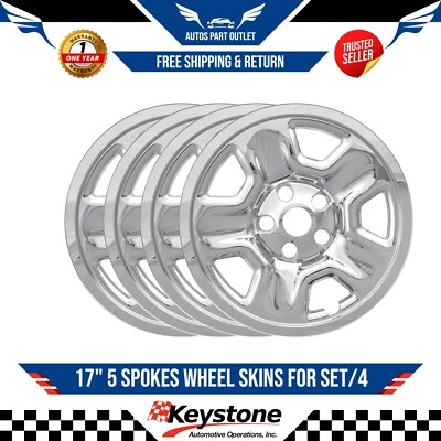 Nuevas cubiertas de rueda de 17" 5 radios para SET/4 para Jeep Wrangler 2018-2025 Foto 1 de 3