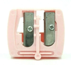 Mary Kay Vintage Dual Pink Pencil Sharpener With Cleaning Pick New No Package - Picture 1 of 7