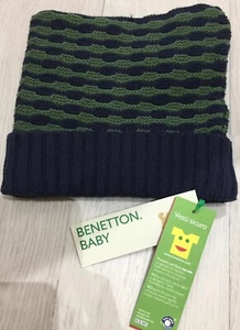 UNITED COLORS BENETTON SLOUCH BEANIE KNIT HAT CAP BABY 6 - 12 Months - NEW - Picture 1 of 5