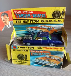 Corgi Toys 497 Man From UNCLE Thrush-Buster Oldsmobile Original with Box + Ring - Picture 1 of 21