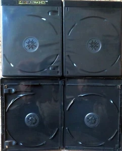 LEERE 4K ULTRA HD HÜLLEN - 2 - DVD-Größe - 10 Stück - schonend gebraucht - Bild 1 von 3