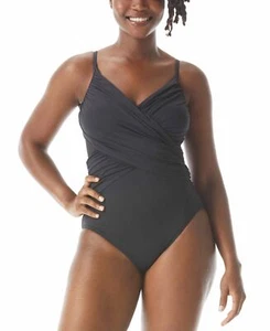 COCO REEF CONTOURS One Piece Swimsuit Mesh Back Black Size 14/38C-D $134 - NWT - Picture 1 of 4