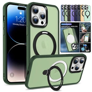 Mag Safe Case supporto anello magnetico per iPhone 16 Pro Max Plus 15 14 13 12 - Foto 1 di 22