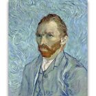 Selbstportr&#228;t von Vincent van Gogh, Gicl&#233;e-Leinwanddruck (1889); Mehrere...