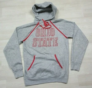 Vintage 1970's Ohio State Buckeyes Hoodie Rayon Blend Hooded Sweatshirt Hoodie M - Picture 1 of 10