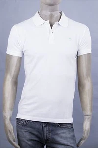 CENSURED M-SHORT POLOSHIRT BAUMWOLLE PIQUET WEISS UNI SLIM FIT - Bild 1 von 5