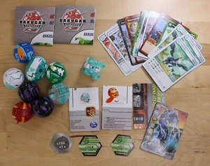 Konvolut 8 Bakugan Brawlers Geogan Rising Figuren mit verschiedenen Karten, BakuCores etc. - Bild 1 von 8