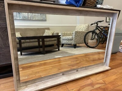 Modern 48 Inch Kubebath Mirror In Nature Wood - Image 1 of 4