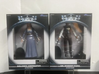 全新 Diamond Select WESTWORLD 批量 2 件 Dr. Robert Ford Dolores Abernathy — 第 1/4 张图片