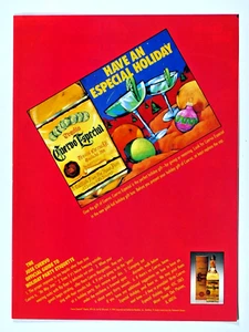 José Cuervo Navidad Vintage 1989 Tiene un anuncio impreso original especial de vacaciones - Imagen 1 de 5