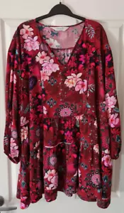 Taking Shape/Virtuelle Natural Lola Print Tunic - Size 20 - Picture 1 of 3