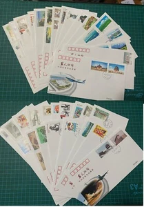 CHINA 2001  FDC X 35 Achievements  Civil Aviation China Domestic Airports Stamp - Picture 1 of 1