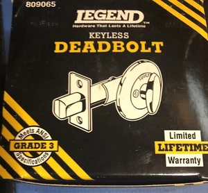 Legend 809065 Keyless Deadlatch Messing poliert - Bild 1 von 2