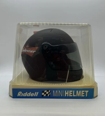 Minicasco Riddell Dale Earnhardt Jr Budweiser (negro mate) Foto 1 de 4