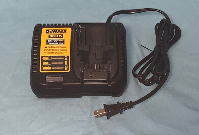  DEWALT DCB115 MAX cargador de baterías de ion de litio, 12 V-20  V : Herramientas y Mejoras del Hogar