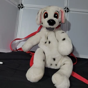 Disney 101 Dalmatians 20 Inch Plush Backpack Vintage With Red Straps - Picture 1 of 5