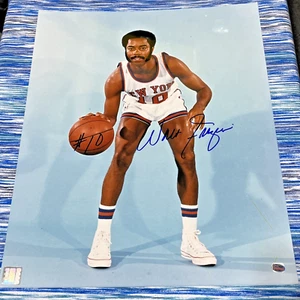 Walt Frazier Signed NY Knicks 16x20 Photo SGC Coa - Picture 1 of 3
