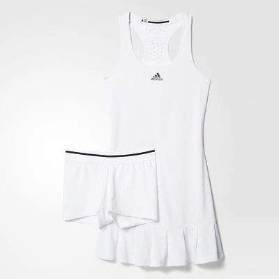Adidas UNCONTROL CLIMACHILL DRESS SET Tennis Skirt-Shirt SHORT-Tight Womens sz L - Image 1 of 4