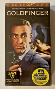Goldfinger James Bond 007 - VHS 1999 - Sean Connery - Factory Sealed Mint New! - Picture 1 of 4