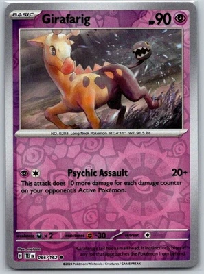 Girafarig 066/162 Reverse Holo SV05: Temporal Forces NM - Image 1 of 2