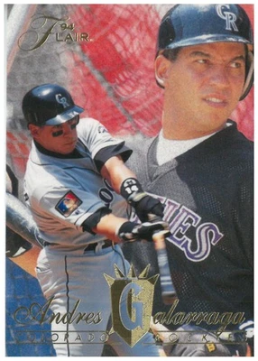 Andres Galarraga Colorado Rockies #373 1994 Flair Baseball Card - Image 1 of 2