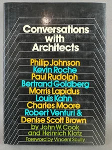 Book Architecture Conversations with Architects Johnson Kahn Moore Roche HB DJ - Imagen 1 de 2