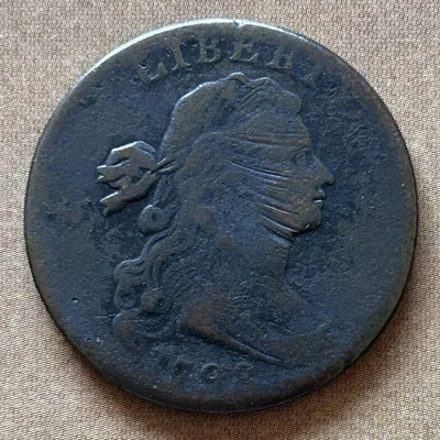 1798 Draped Bust Large Cent - VG/G (Part of a Large Cent Collection) - Image 1 of 4