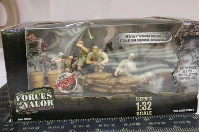 1:32 Forces Valor UK Army 7th Armored 3rd Tank Reg 1944 83000 83203 NEW Old Stck - Image 1 of 4