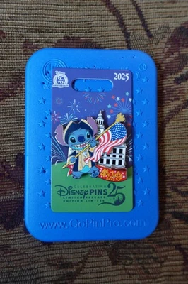 Auténtico Prendedor Disney Lilo And Stitch 4 de Julio Edición Limitada 4 de Julio Foto 1 de 2
