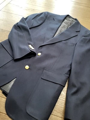 Chaqueta Blazer Vintage Años 80 Juvenil Polo Ralph Lauren EE. UU. Hecho en Unión Dorado 2 Botones XXSMA Foto 1 de 4