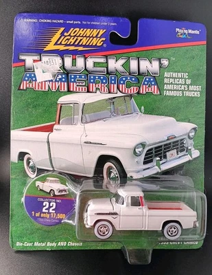 NIP 1997 Johnny Lightning #22 1955 Chevy Cameo Trucking America - Image 1 of 4
