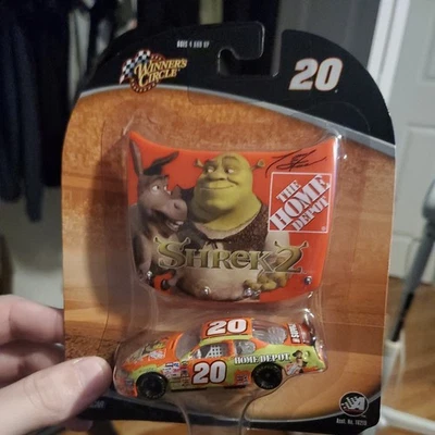 Tony Stewart #20 SHREK 2 1/64 Diecast Mini Hood Winne's Circle FREE SHIPPING! - Image 1 of 2