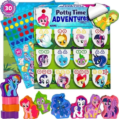 LIL ADVENTS Potty TIME Adventures Тренировочная Наклейка для Малышей Диаграмма Слепая Коробка Блок - Изображение 1 из 4